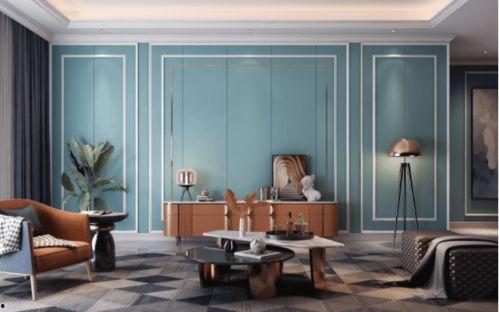 网红格栅背景墙设计,时尚与创意的家居新宠